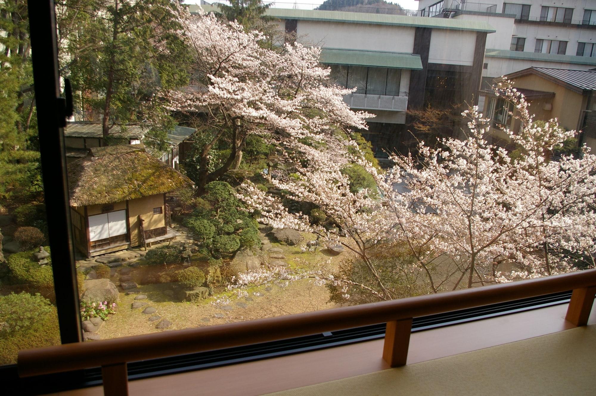 Takinoyu Hotel Тендо Экстерьер фото