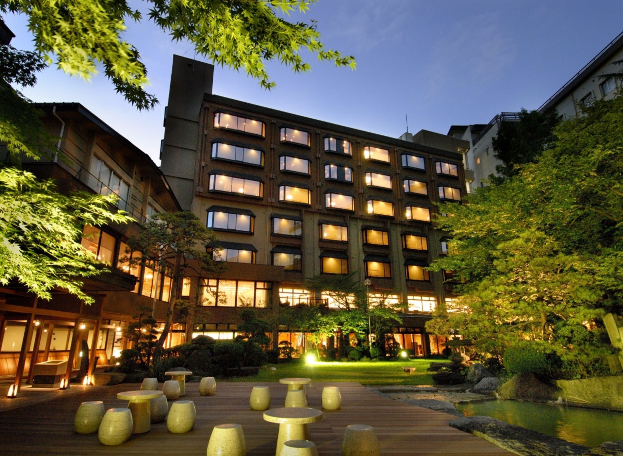 Takinoyu Hotel Тендо Экстерьер фото